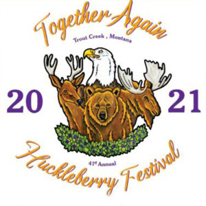 2021Hucklebery Festival Logo Together Again