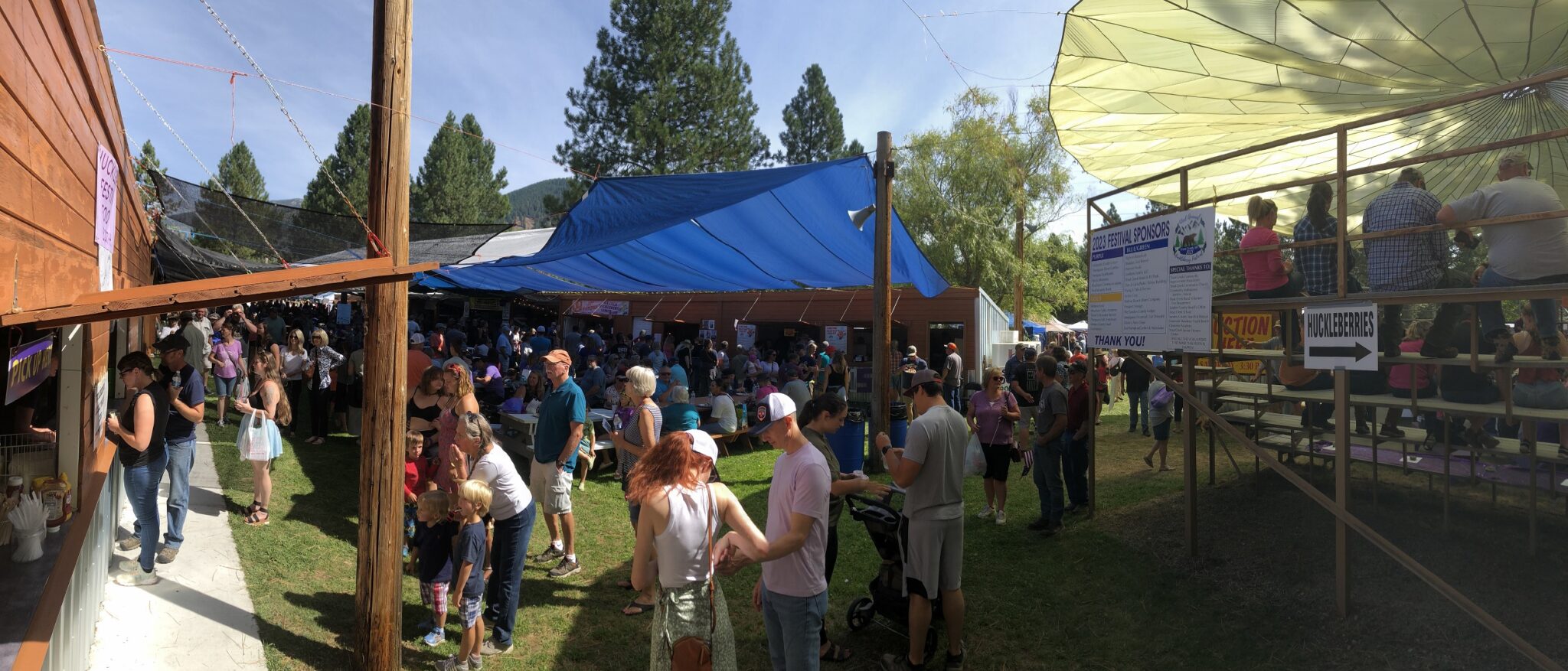 Huckleberry Festival annually held in Trout Creek, western Montana